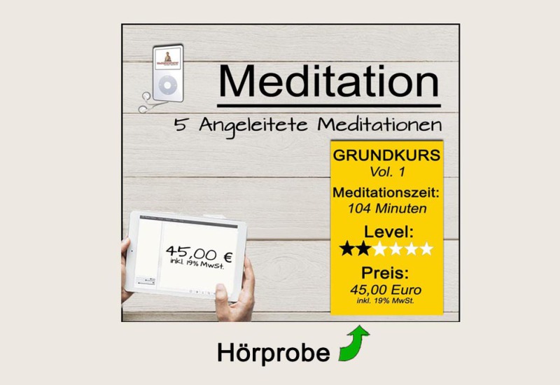 Meditieren lernen: 5 Angeleitete Meditationen (Audio)